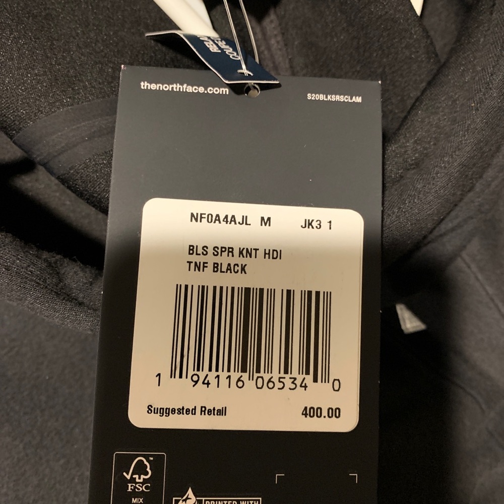 Brand New North Face knit hoodie - Picture 4 of 7